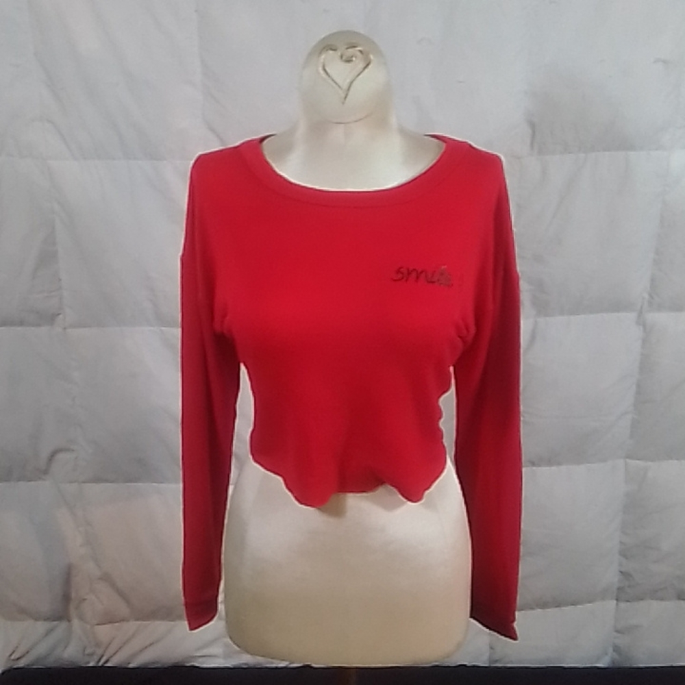 C-Mini red crop top